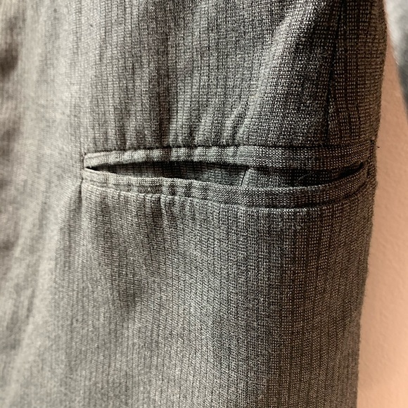 UO Silence & Noise Black Striped Boyfriend Blazer - Picture 3 of 6